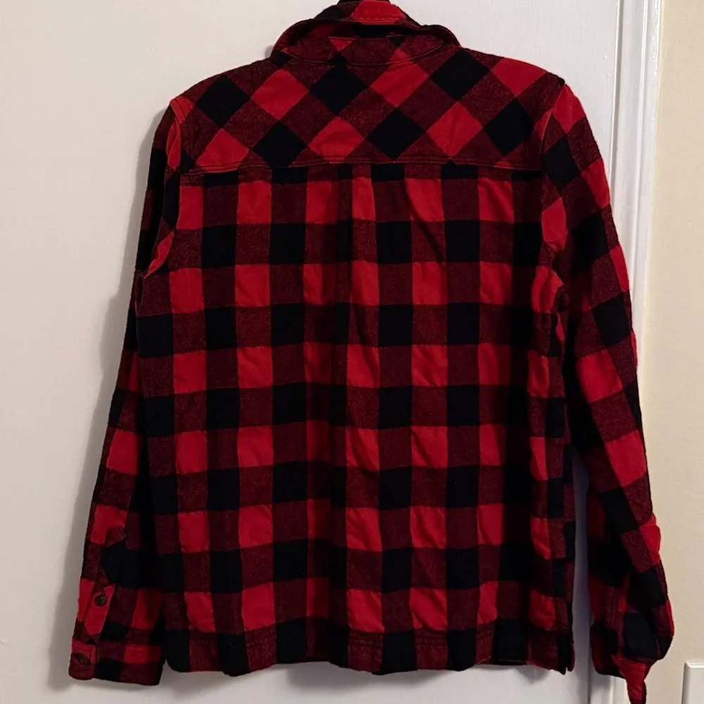 Red and Black Plaid Jacket